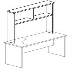 Wave Overhead Storage Unit 1 Level 800Wx300Dx1025H